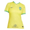 Officiële Voetbalshirt Brazilië Thuis WK 2022 - Dames